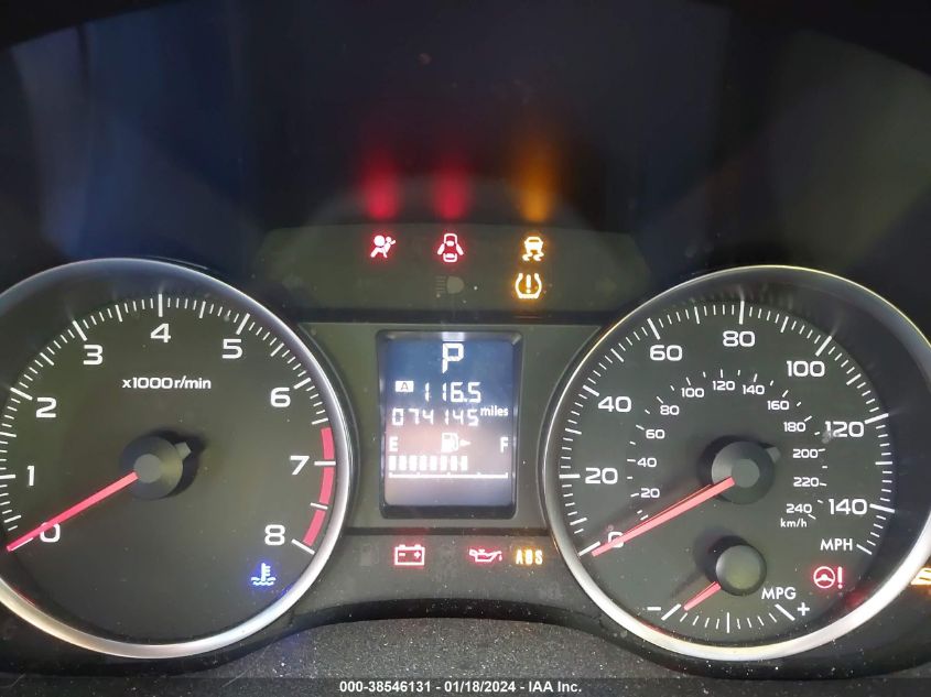 2016 SUBARU CROSSTREK 2.0I PREMIUM - JF2GPABC1G8221420