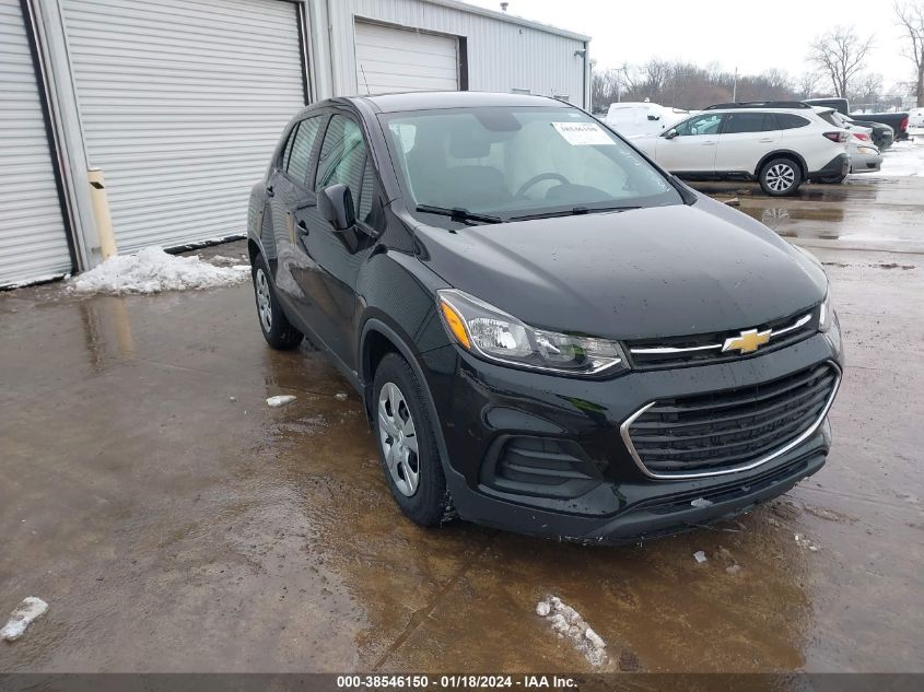 Lot #2541527878 2017 CHEVROLET TRAX LS salvage car