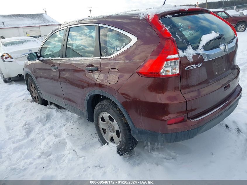 2015 HONDA CR-V LX - 3CZRM3H37FG702665