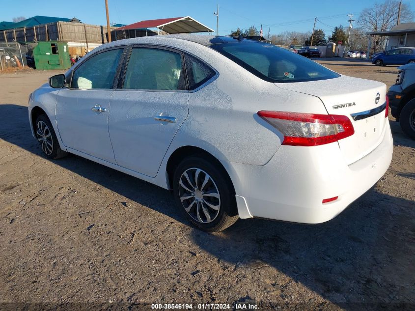 3N1AB7AP1FY248956 | 2015 NISSAN SENTRA