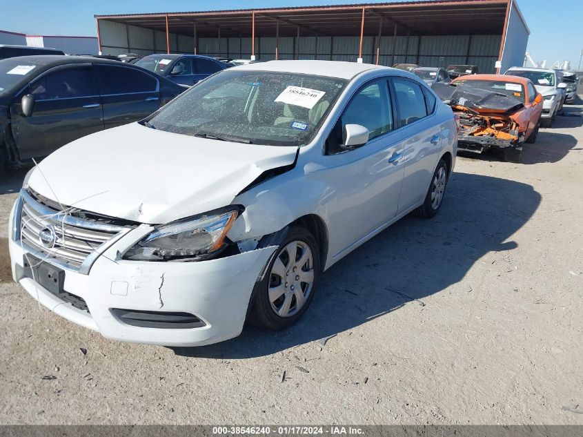 2014 NISSAN SENTRA S/SV/SR/SL - 3N1AB7AP3EL686762