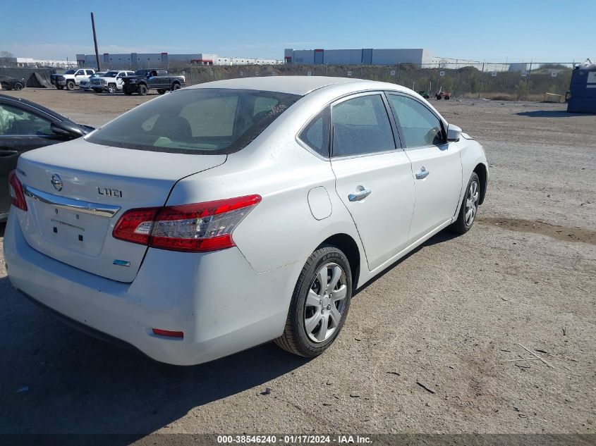 2014 NISSAN SENTRA S/SV/SR/SL - 3N1AB7AP3EL686762