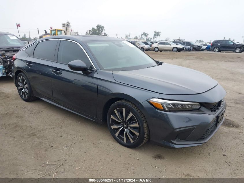 2022 HONDA CIVIC EX-L - 19XFL1H75NE020395