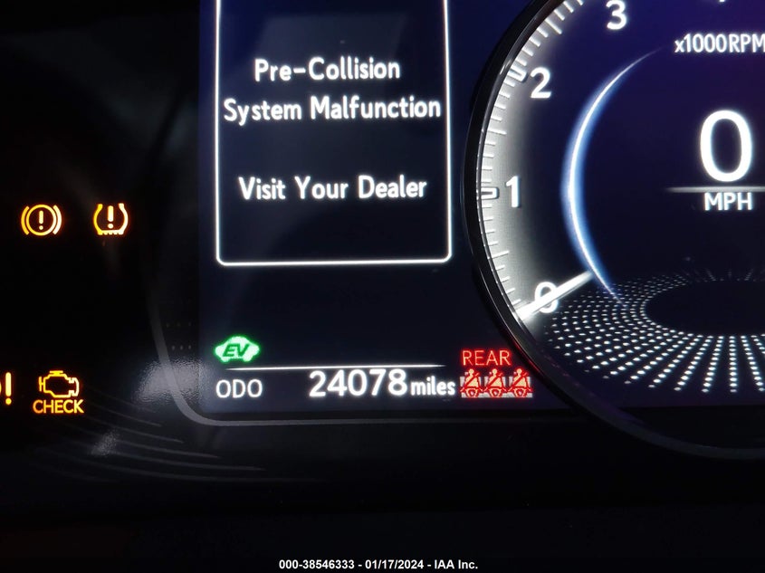 VIN 58ACA1C14MU012918 2021 LEXUS ES 300H