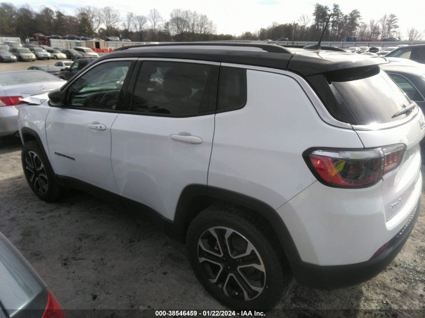 2022 JEEP COMPASS LIMITED 4X4 - 3C4NJDCB6NT173233