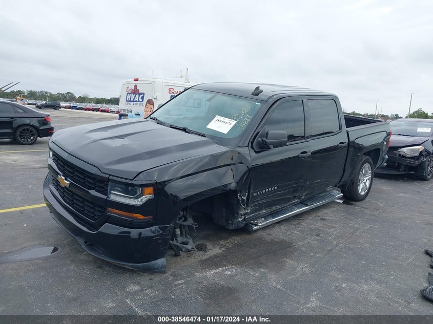 VIN 3GCPCPEH8JG493811 2018 CHEVROLET SILVERADO 1500 CUSTOM
