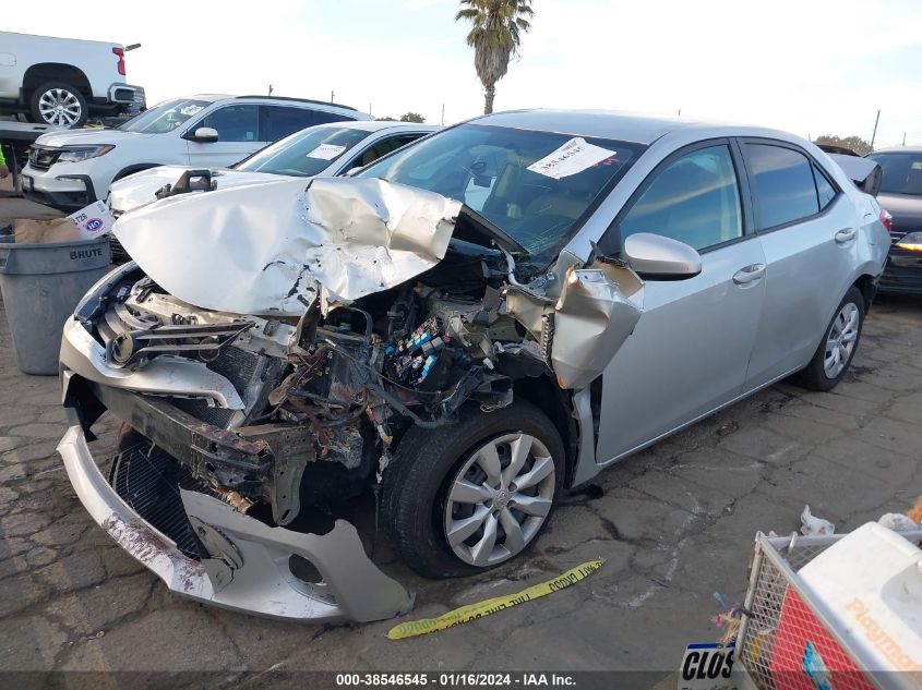 2015 TOYOTA COROLLA LE - 5YFBURHE6FP230934