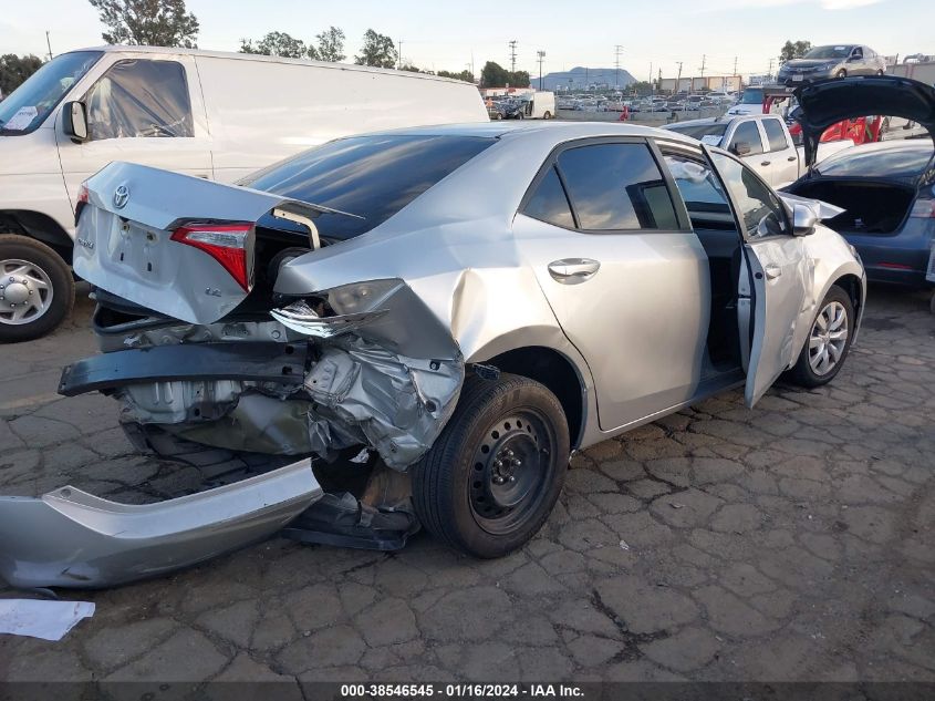 2015 TOYOTA COROLLA LE - 5YFBURHE6FP230934
