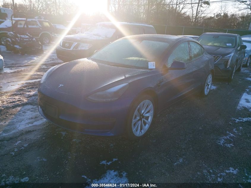 2023 TESLA MODEL 3 REAR-WHEEL DRIVE - 5YJ3E1EA1PF433635