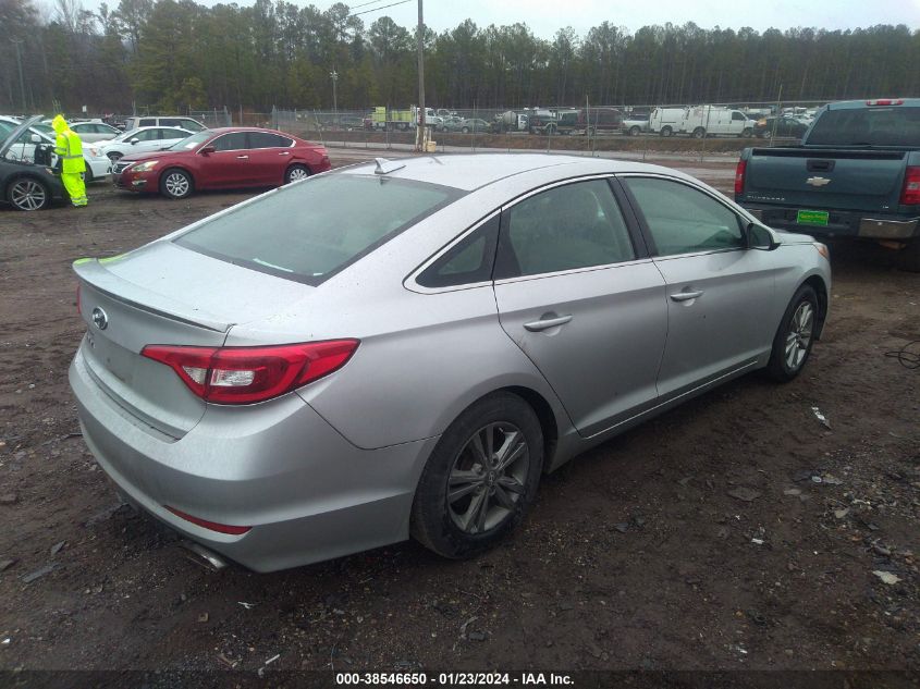 2017 HYUNDAI SONATA - 5NPE24AF7HH502111