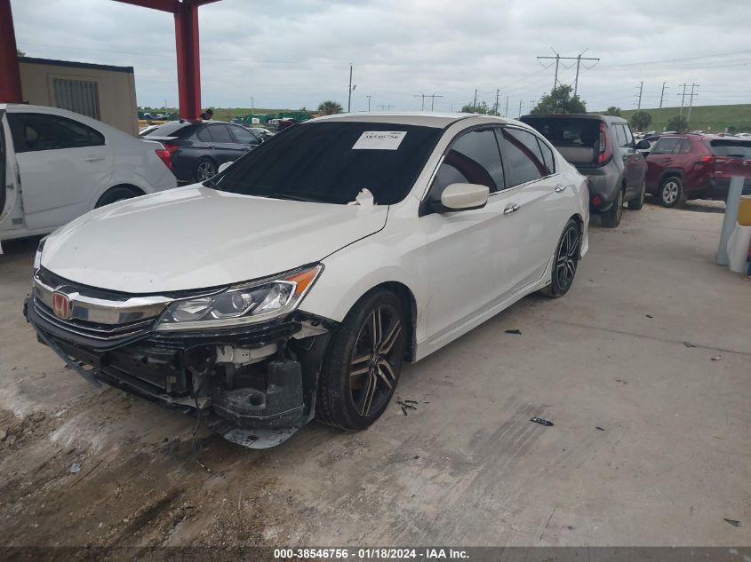 2016 HONDA ACCORD SPORT - 1HGCR2F51GA167118