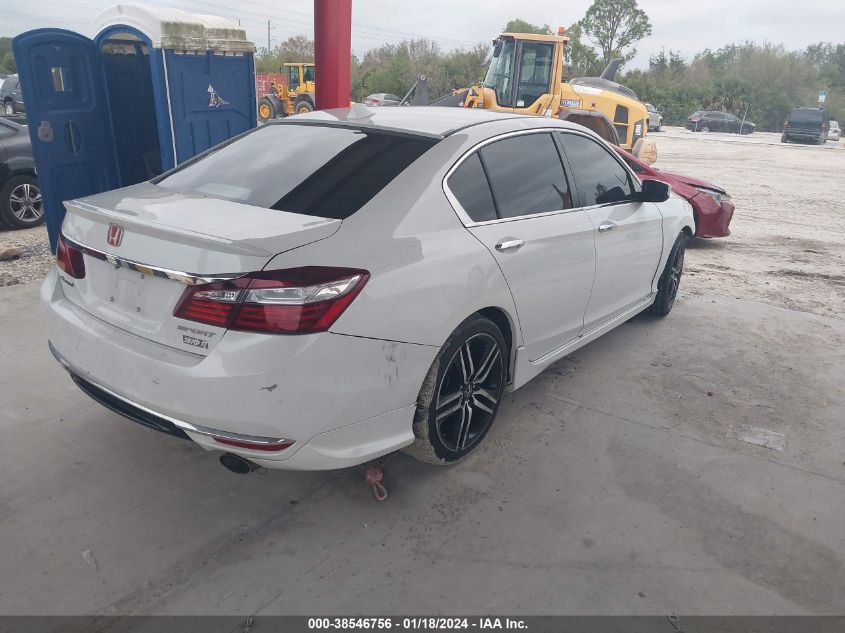 2016 HONDA ACCORD SPORT - 1HGCR2F51GA167118