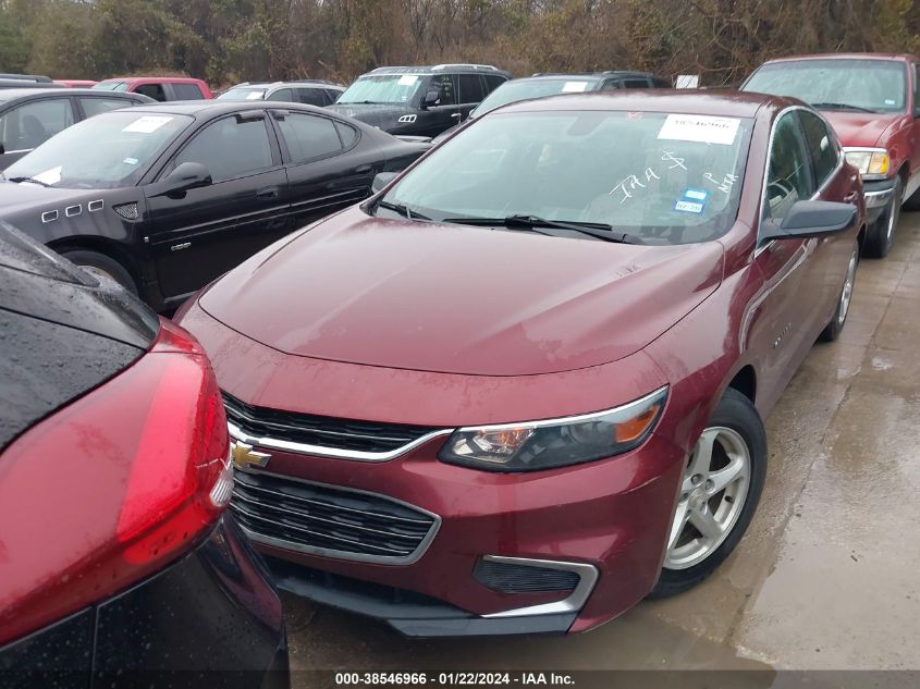 2016 CHEVROLET MALIBU LS - 1G1ZB5STXGF267183