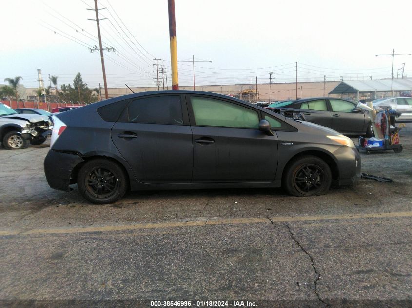 2013 TOYOTA PRIUS THREE - JTDKN3DU6D1627102