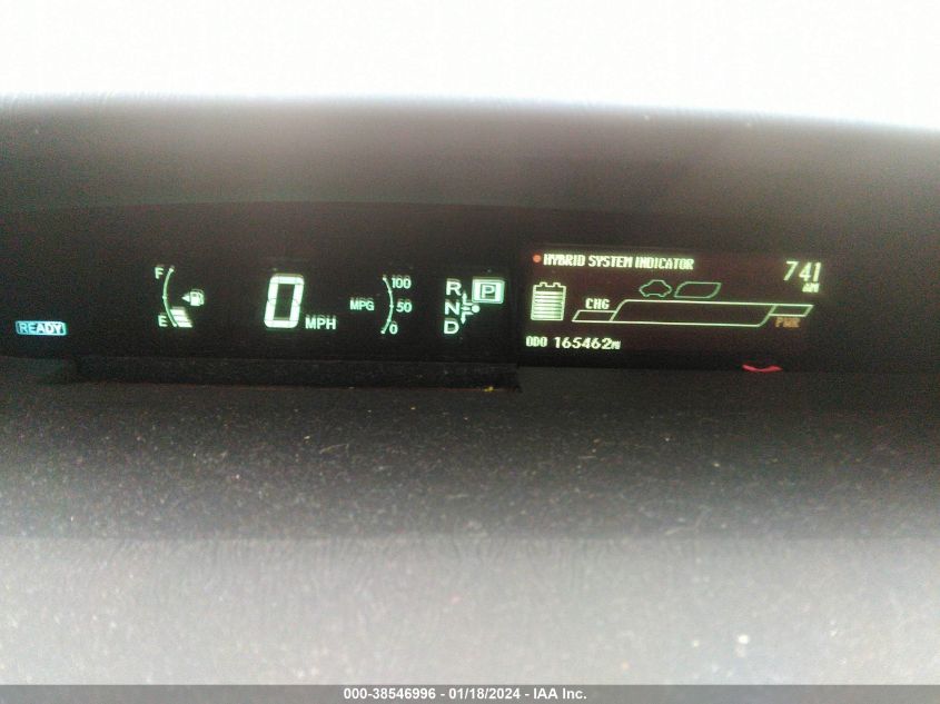 2013 TOYOTA PRIUS THREE - JTDKN3DU6D1627102
