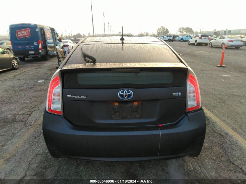 2013 TOYOTA PRIUS THREE - JTDKN3DU6D1627102
