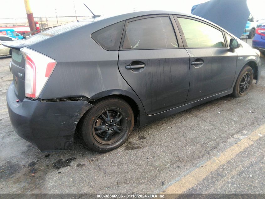 2013 TOYOTA PRIUS THREE - JTDKN3DU6D1627102