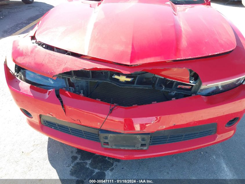 2015 CHEVROLET CAMARO 2LT - 2G1FF3D39F9298196