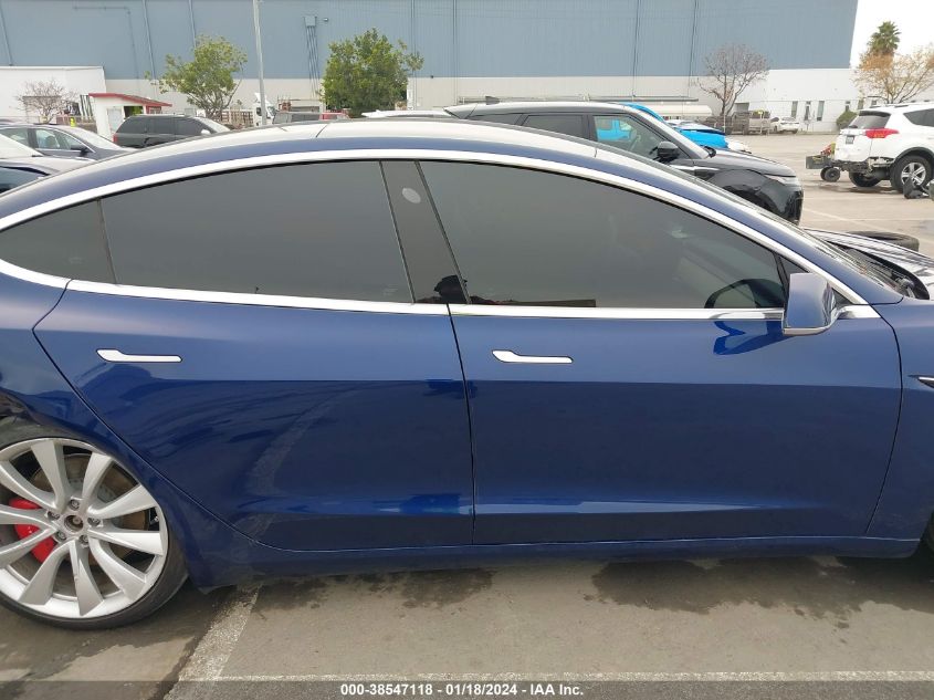 2019 TESLA MODEL 3 LONG RANGE/PERFORMANCE - 5YJ3E1EB5KF231382