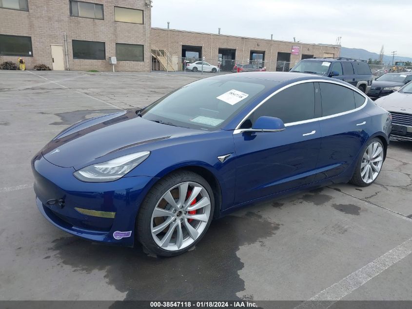 2019 TESLA MODEL 3 LONG RANGE/PERFORMANCE - 5YJ3E1EB5KF231382
