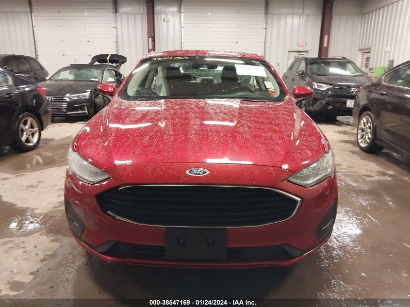 2020 FORD FUSION S - 3FA6P0G73LR200101