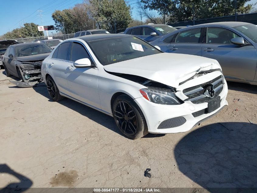 2015 MERCEDES-BENZ C 300 4MATIC/LUXURY 4MATIC/SPORT 4MATIC - 55SWF4KB5FU001779