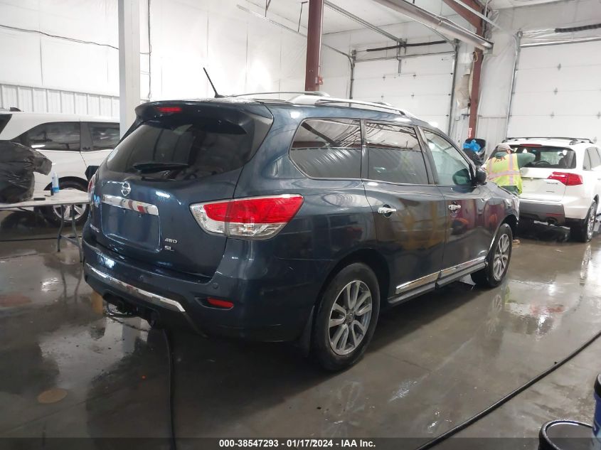 2013 NISSAN PATHFINDER SL - 5N1AR2MM3DC679751