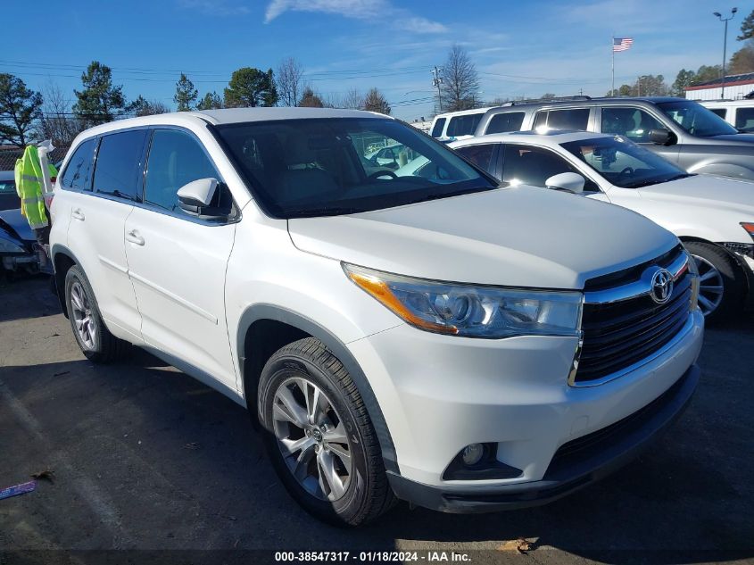 2016 TOYOTA HIGHLANDER LE PLUS V6 - 5TDBKRFH2GS255891