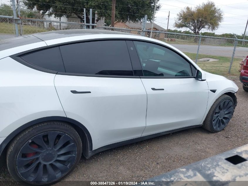 2022 TESLA MODEL Y PERFORMANCE DUAL MOTOR ALL-WHEEL DRIVE - 7SAYGDEF9NF521751