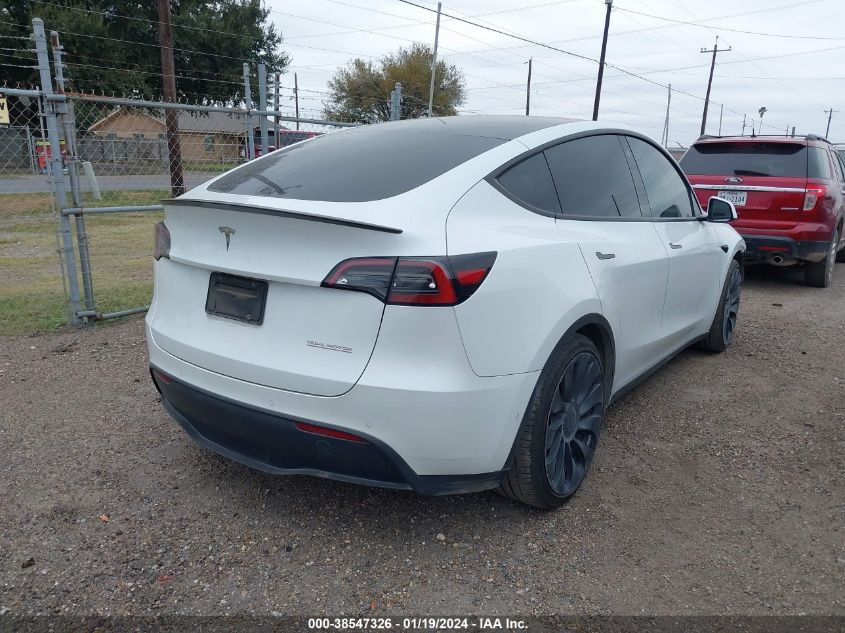 2022 TESLA MODEL Y PERFORMANCE DUAL MOTOR ALL-WHEEL DRIVE - 7SAYGDEF9NF521751