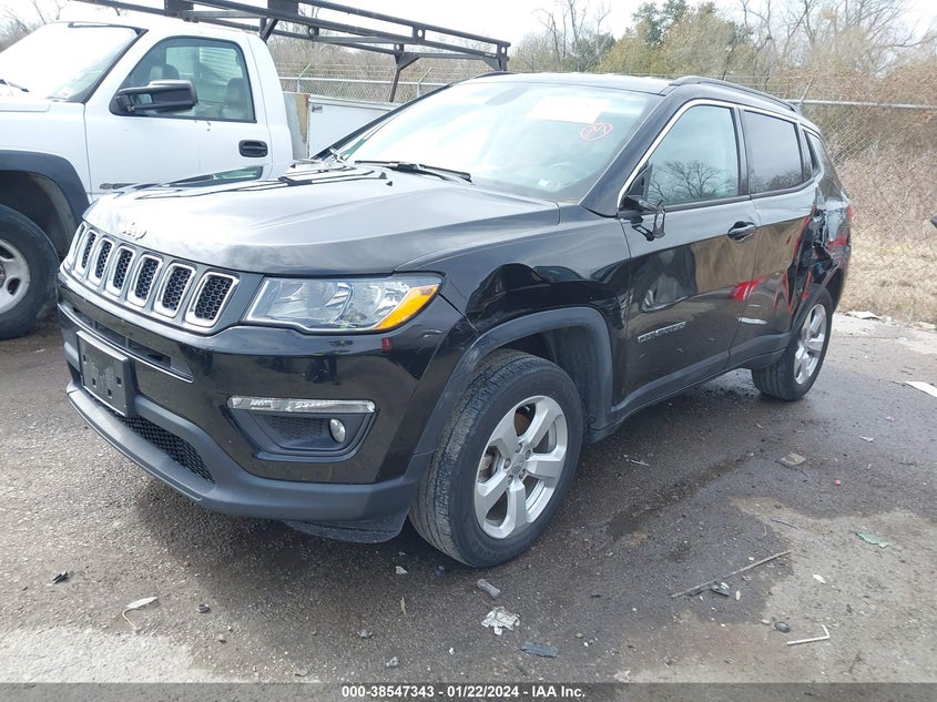 VIN 3C4NJDBB5LT132025 2020 JEEP COMPASS LATITUDE 4X4