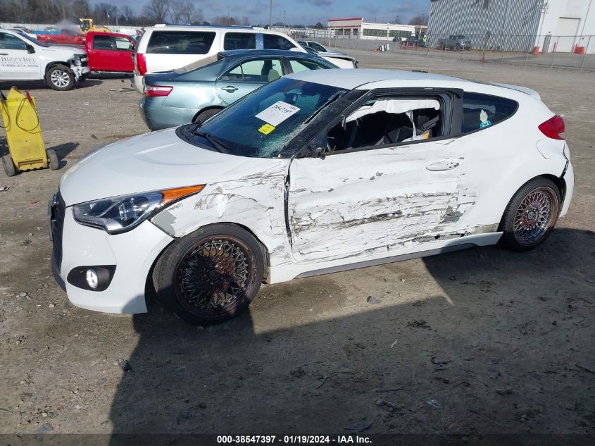 2016 HYUNDAI VELOSTER TURBO - KMHTC6AE9GU286270