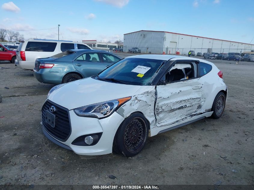 2016 HYUNDAI VELOSTER TURBO - KMHTC6AE9GU286270
