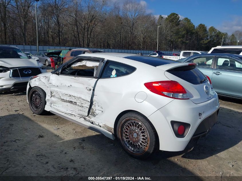 2016 HYUNDAI VELOSTER TURBO - KMHTC6AE9GU286270