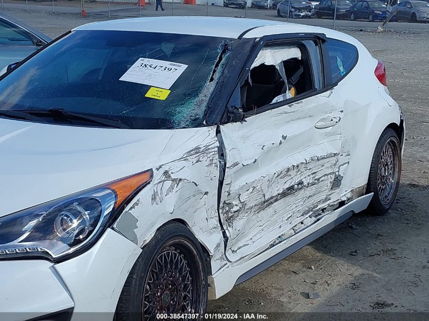 2016 HYUNDAI VELOSTER TURBO - KMHTC6AE9GU286270