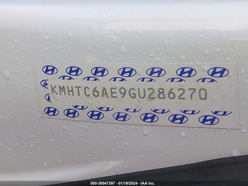2016 HYUNDAI VELOSTER TURBO - KMHTC6AE9GU286270