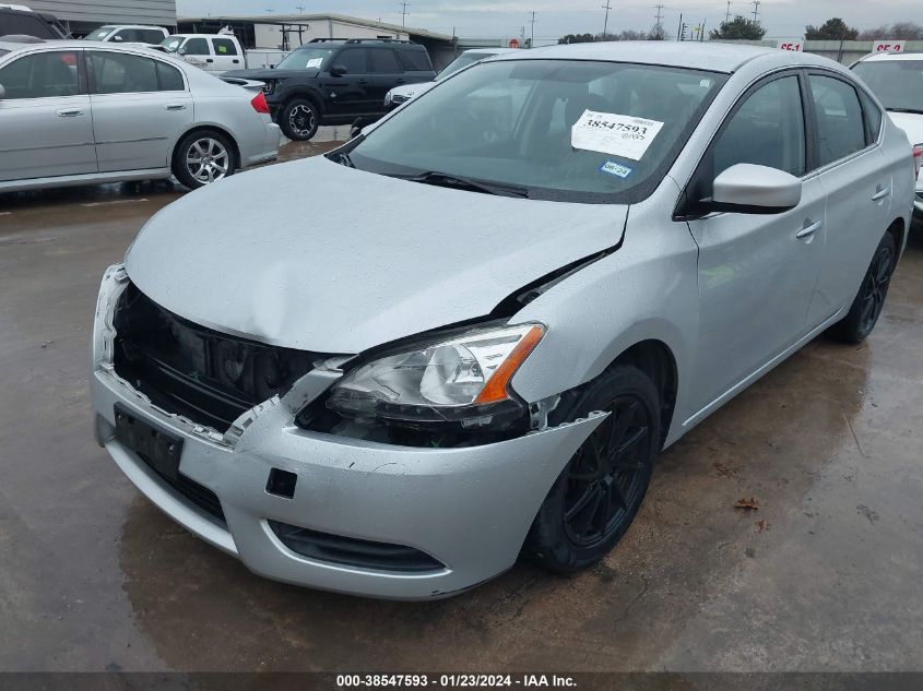 2014 NISSAN SENTRA S - 3N1AB7APXEY215047