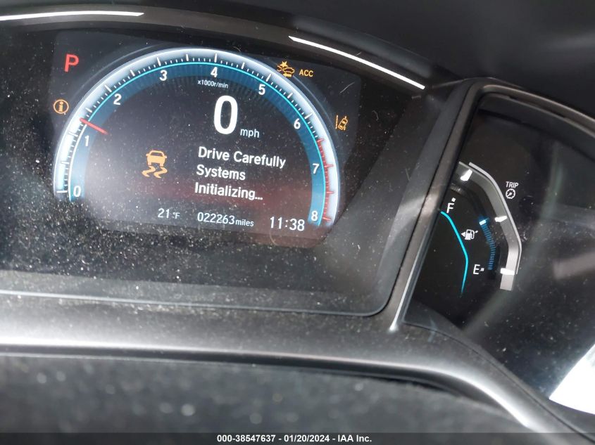 2020 HONDA CIVIC EXL - SHHFK7H87LU415117
