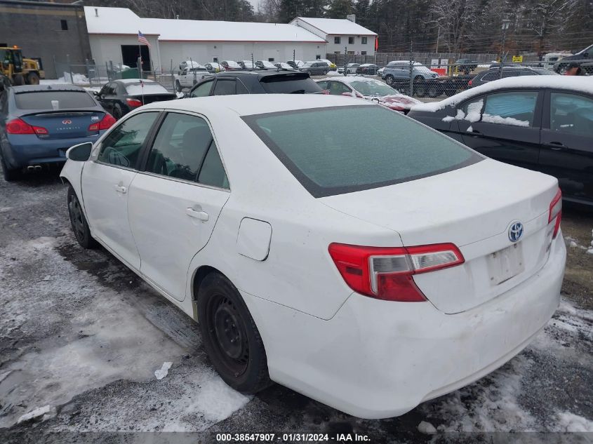 2014 TOYOTA CAMRY HYBRID LE - 4T1BD1FK1EU109574