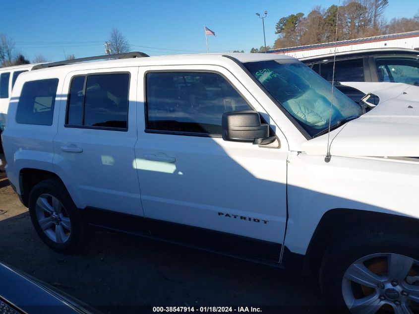 2016 JEEP PATRIOT LATITUDE - 1C4NJPFB0GD649708