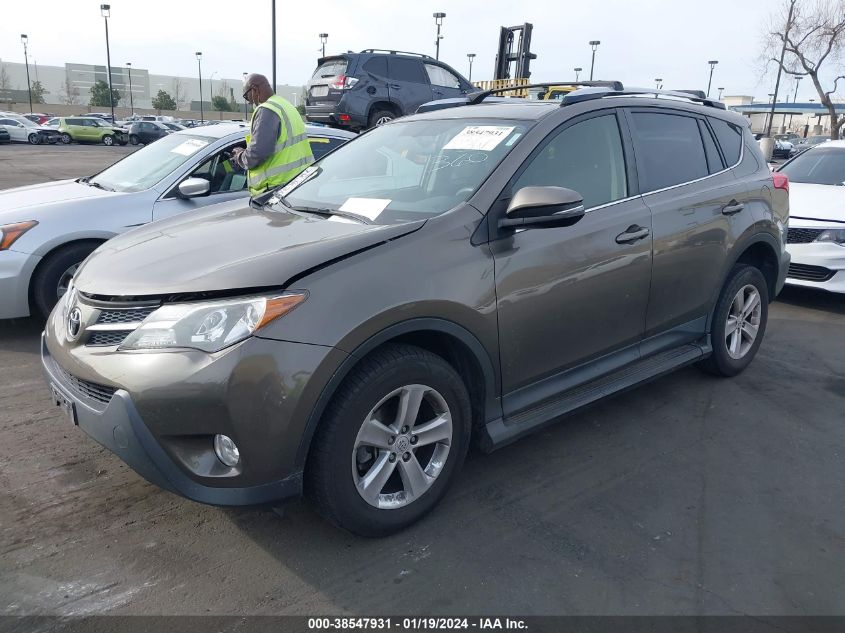 2014 TOYOTA RAV4 XLE - JTMWFREV1ED040010