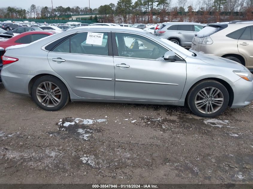2015 TOYOTA CAMRY SE - 4T1BF1FK8FU497463