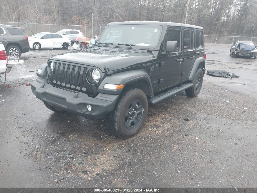 2022 JEEP WRANGLER UNLIMITED SPORT 4X4 - 1C4HJXDG9NW192085