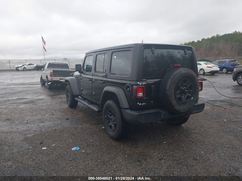 2022 JEEP WRANGLER UNLIMITED SPORT 4X4 - 1C4HJXDG9NW192085