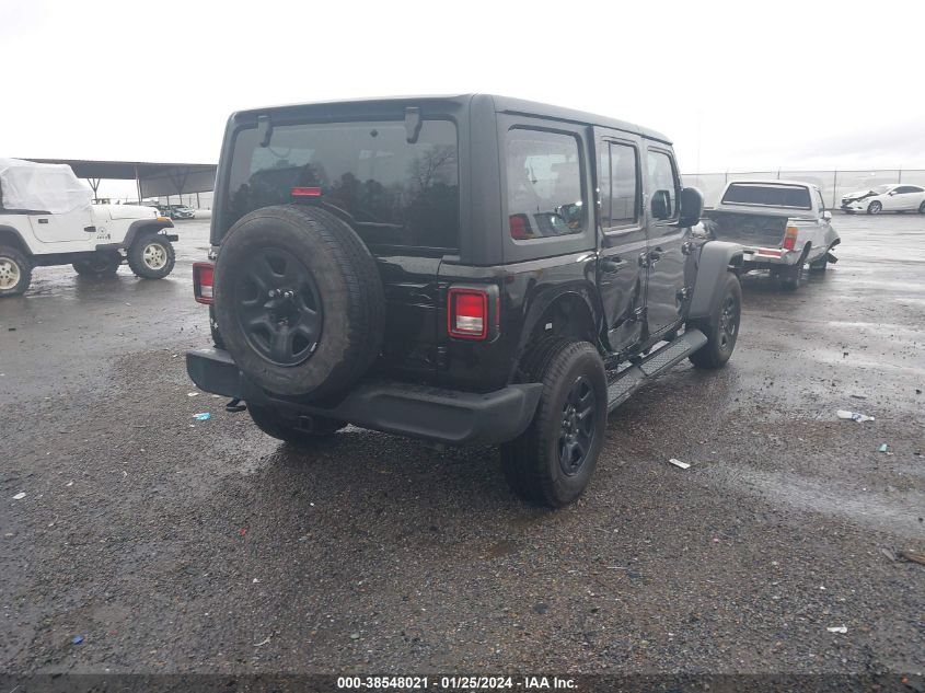 2022 JEEP WRANGLER UNLIMITED SPORT 4X4 - 1C4HJXDG9NW192085