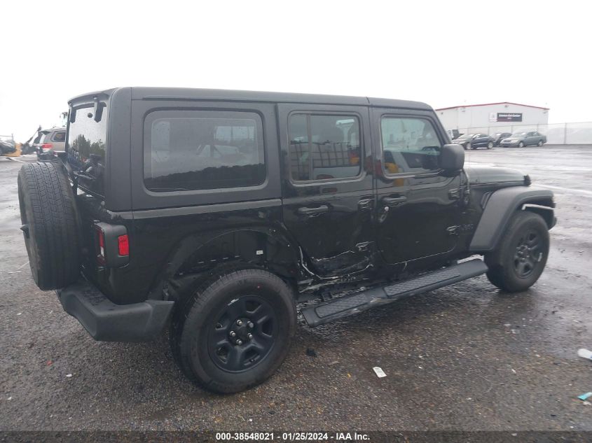 2022 JEEP WRANGLER UNLIMITED SPORT 4X4 - 1C4HJXDG9NW192085