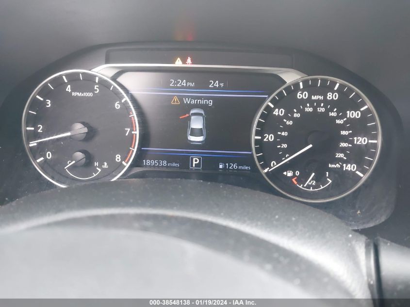 2019 NISSAN ALTIMA S - 1N4BL4BV8KN302759