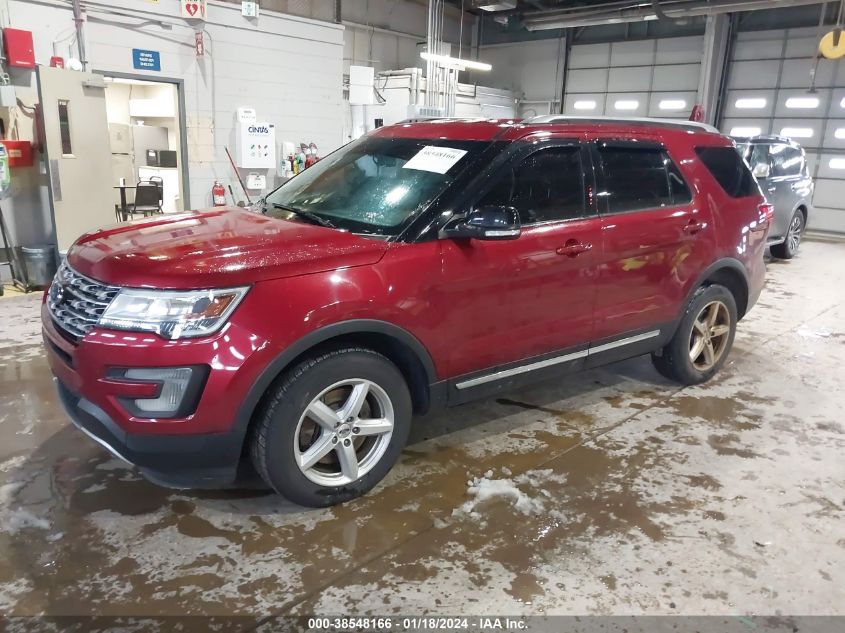 2017 FORD EXPLORER XLT - 1FM5K8DH3HGB61813