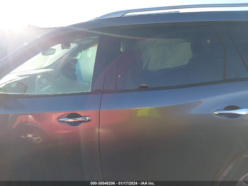 2017 NISSAN PATHFINDER S/SV/SL/PLATINUM - 5N1DR2MMXHC640111