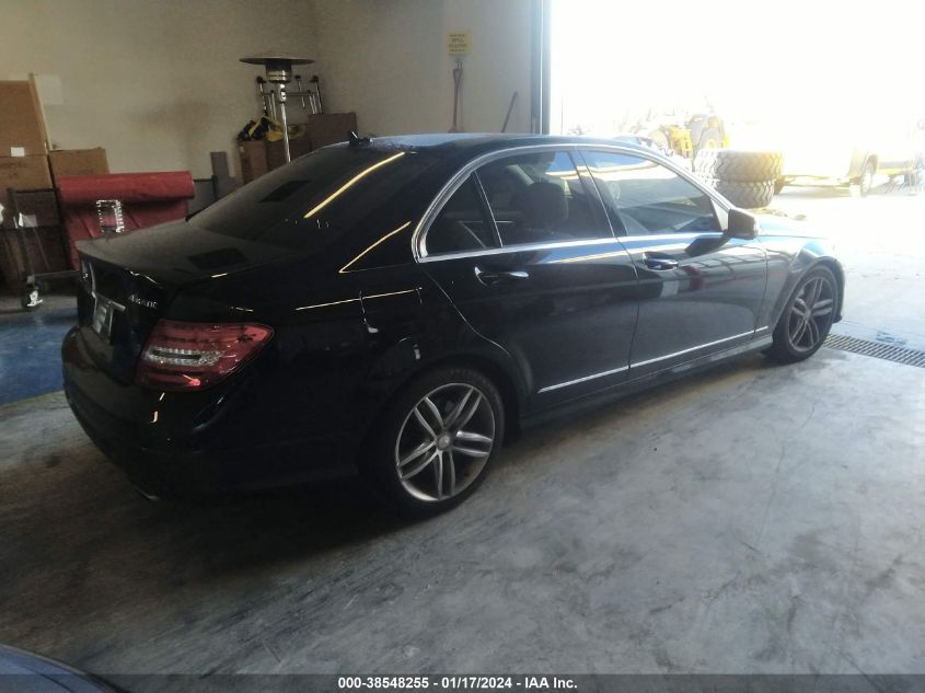 2013 MERCEDES-BENZ C 300 LUXURY 4MATIC/SPORT 4MATIC - WDDGF8AB4DR280671